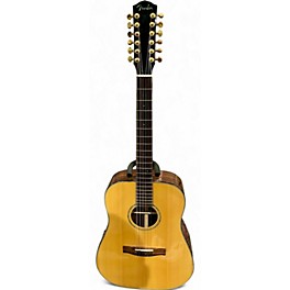 Used Fender GD47S12 Natural 12 String Acoustic Guitar