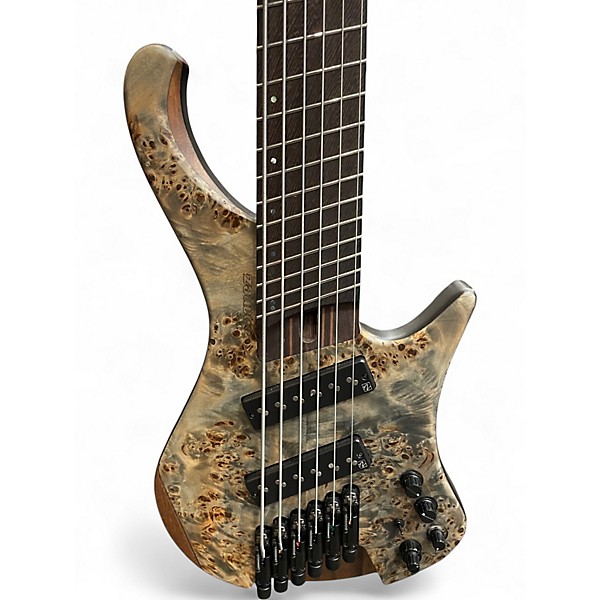 Used Ibanez ehb1506ms Spalted Maple Electric Bass Guitar
