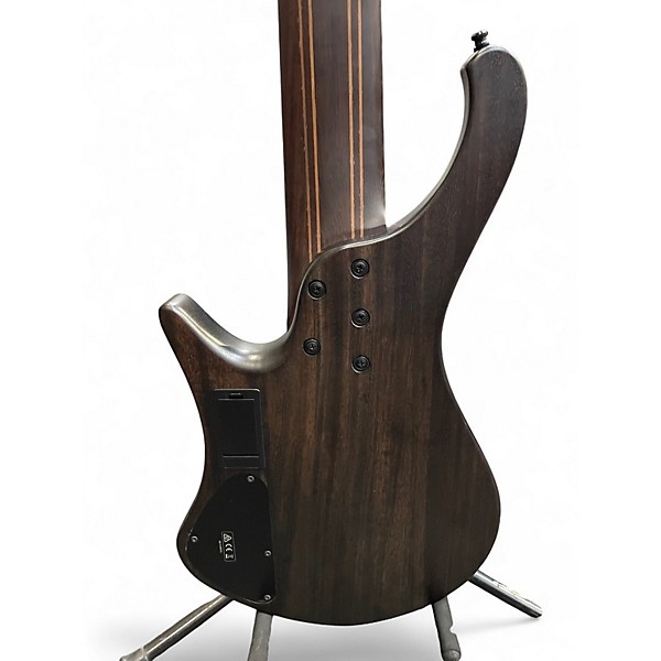 Used Ibanez ehb1506ms Spalted Maple Electric Bass Guitar
