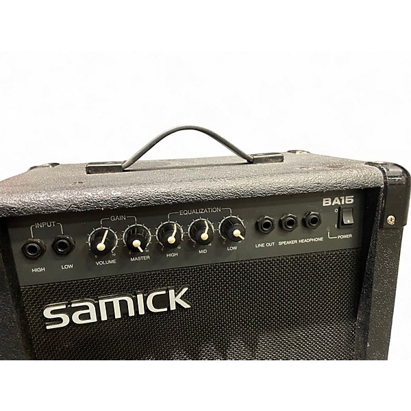 Used Samick BA15 Bass Combo Amp