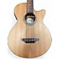 Used Luna lab30tribal Natural Acoustic Bass Guitar