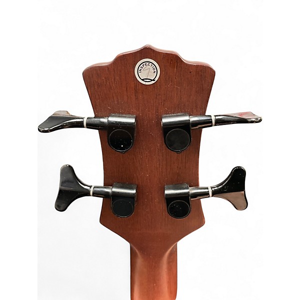 Used Luna lab30tribal Natural Acoustic Bass Guitar