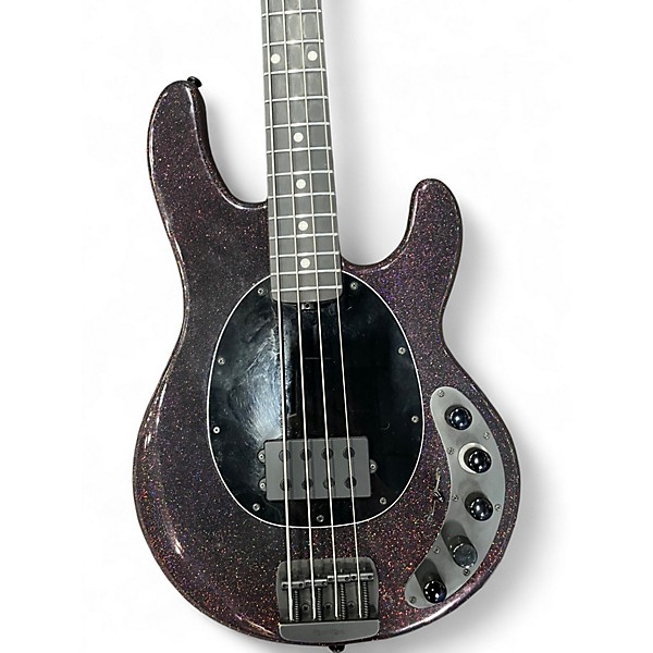 Used Ernie Ball Music Man DarkRay 4 Dark Rainbow Electric Bass Guitar