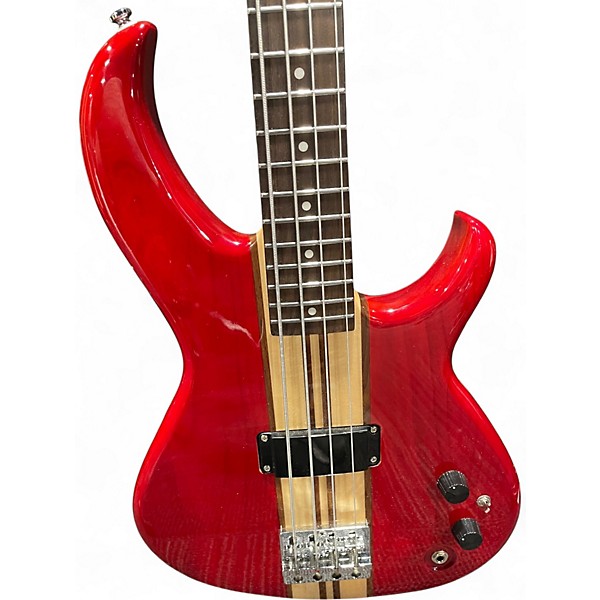 Used Aria Pro II SB-700 Red Electric Bass Guitar