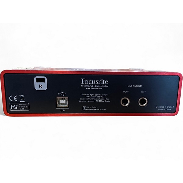 Used Focusrite Scarlett 2i2 Gen 2 Audio Interface