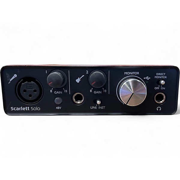 Used Focusrite Scarlett Solo Gen 2 Audio Interface