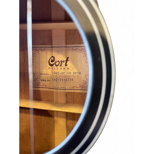 Used Cort core-oc sp optb Mahogany Acoustic Electric Guitar