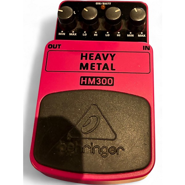 Used Behringer HM300 Heavy Metal Distortion Effect Pedal