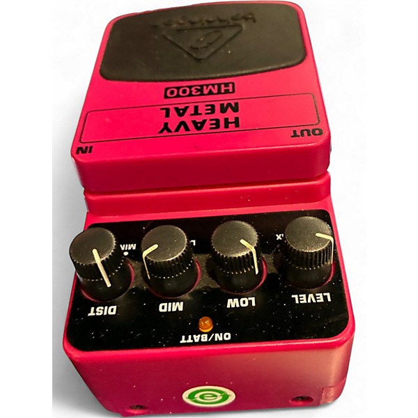 Used Behringer HM300 Heavy Metal Distortion Effect Pedal