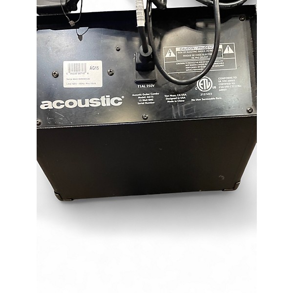 Used Acoustic ag15 Acoustic Guitar Combo Amp