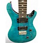 Used PRS SE Custom 24 7 String Blue Sapphire Solid Body Electric Guitar