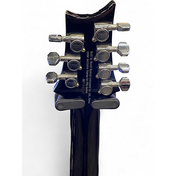 Used PRS SE Custom 24 7 String Blue Sapphire Solid Body Electric Guitar