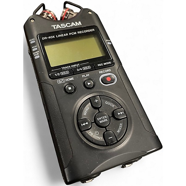 Used TASCAM DR-40X Portable Digital Recorder MultiTrack Recorder