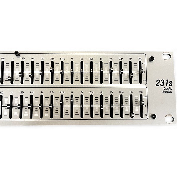 Used dbx 231s Dual Channel 31-Band Graphic Equalizer
