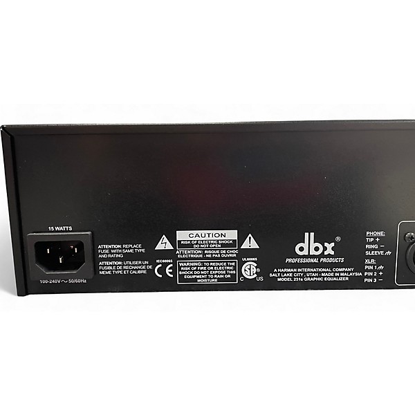 Used dbx 231s Dual Channel 31-Band Graphic Equalizer