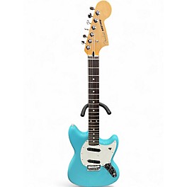 Used Fender player II mustang BLUE Solid Body Electric Guitar