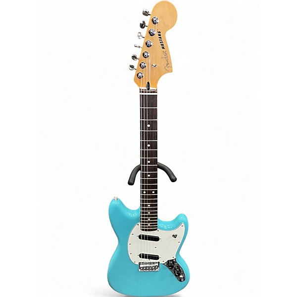 Used Fender player II mustang BLUE Solid Body Electric Guitar