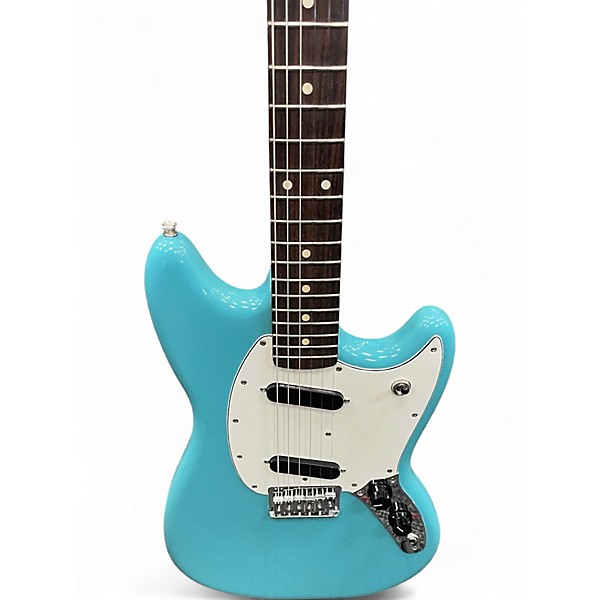 Used Fender player II mustang BLUE Solid Body Electric Guitar