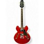 Used Hamer Echotone Cherry Hollow Body Electric Guitar thumbnail