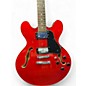 Used Hamer Echotone Cherry Hollow Body Electric Guitar