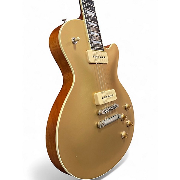 Used Eastman SB56 Gold Top Solid Body Electric Guitar