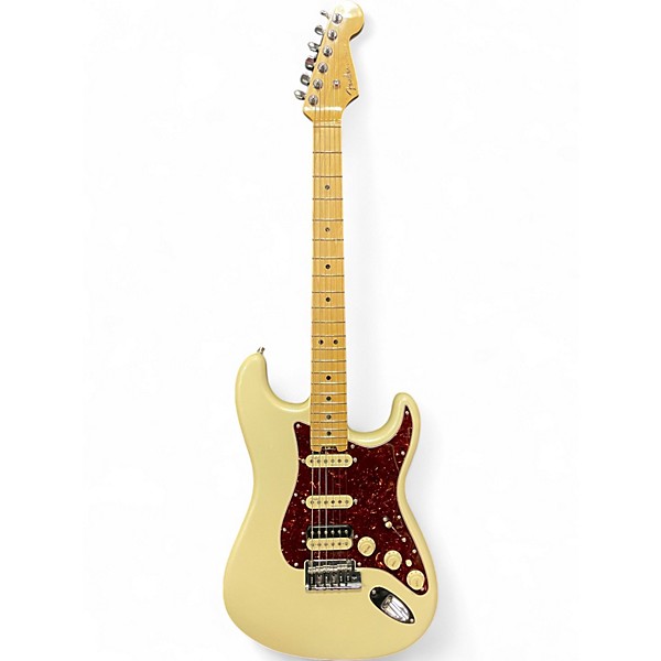 Used Fender American Elite Stratocaster HSS Shawbucker Olympic Pearl Solid Body Electric Guitar
