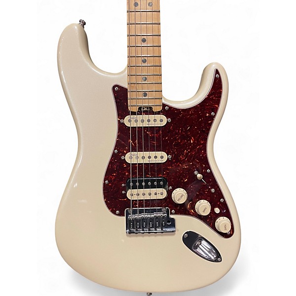 Used Fender American Elite Stratocaster HSS Shawbucker Olympic Pearl Solid Body Electric Guitar