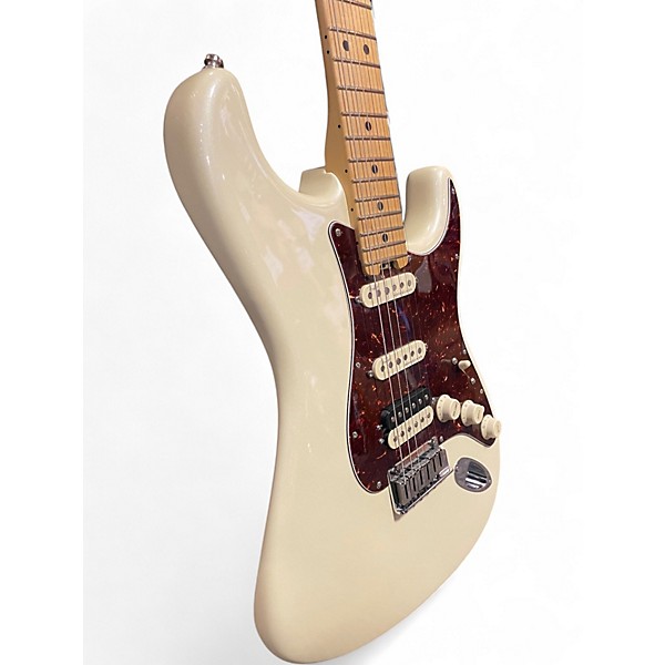 Used Fender American Elite Stratocaster HSS Shawbucker Olympic Pearl Solid Body Electric Guitar