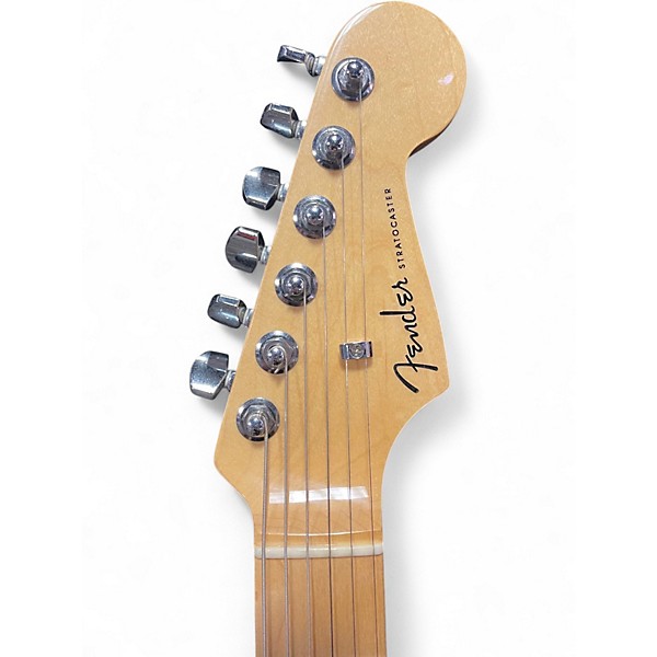 Used Fender American Elite Stratocaster HSS Shawbucker Olympic Pearl Solid Body Electric Guitar