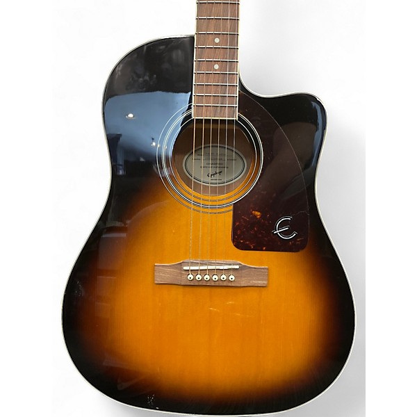 Used Epiphone J-45EC Studio Sunburst Acoustic Electric Guitar
