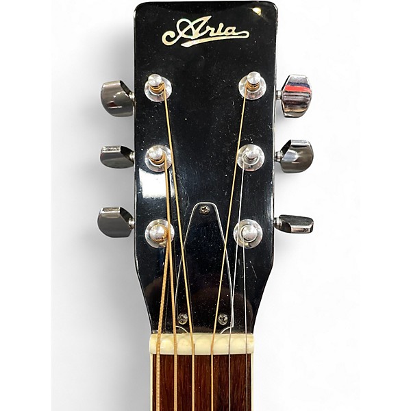 Used Aria A9450 Natural Acoustic Guitar