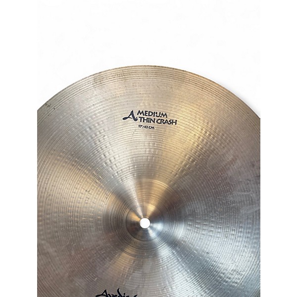 Used Zildjian 17in Avedis Medium Thin Crash Cymbal