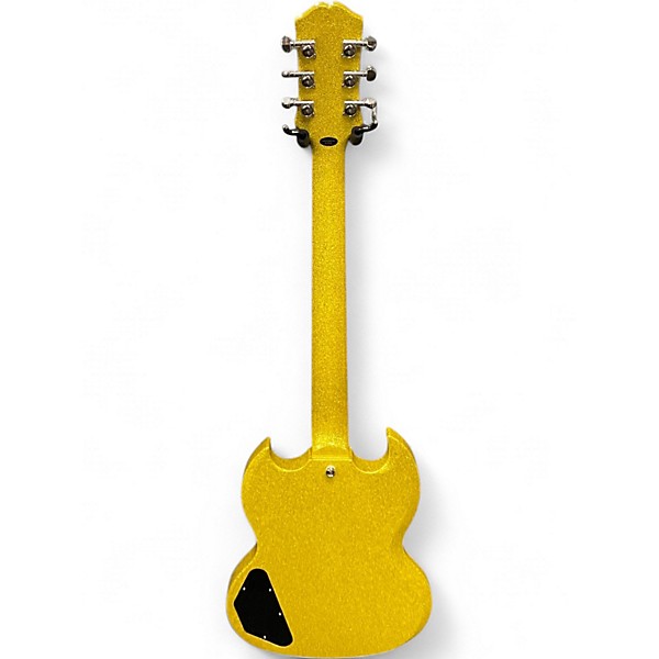 Used Epiphone Les Paul Custom SG Gold Sparkle Solid Body Electric Guitar