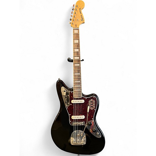 Used Squier Classic Vibe 70's Jaguar Black Solid Body Electric Guitar