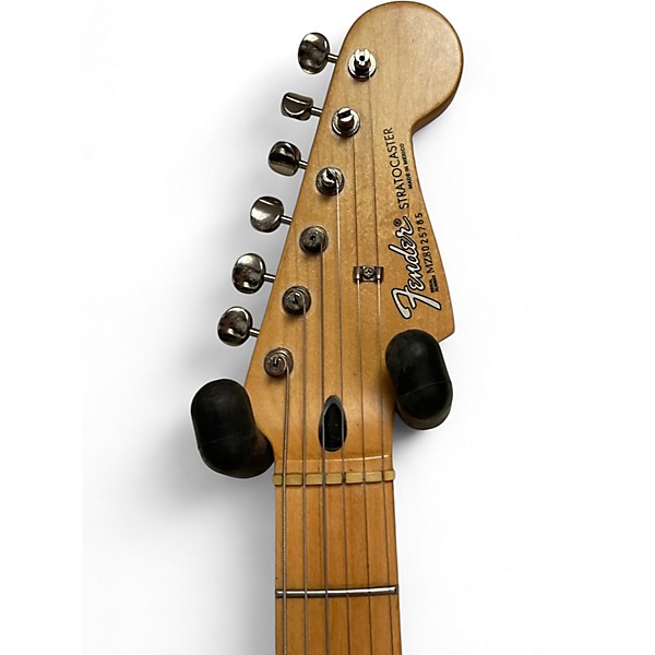 Used Fender Standard Stratocaster Black Solid Body Electric Guitar