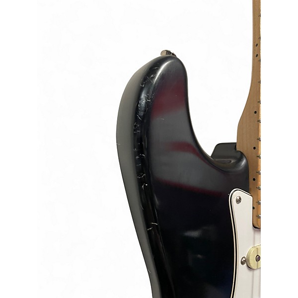 Used Fender Standard Stratocaster Black Solid Body Electric Guitar