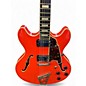 Used D'Angelico Premier Series DC Fiesta Red Hollow Body Electric Guitar