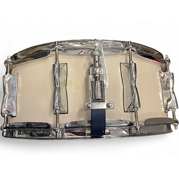 Used Yamaha 6X14 Stage Custom Snare Alpine White Drum