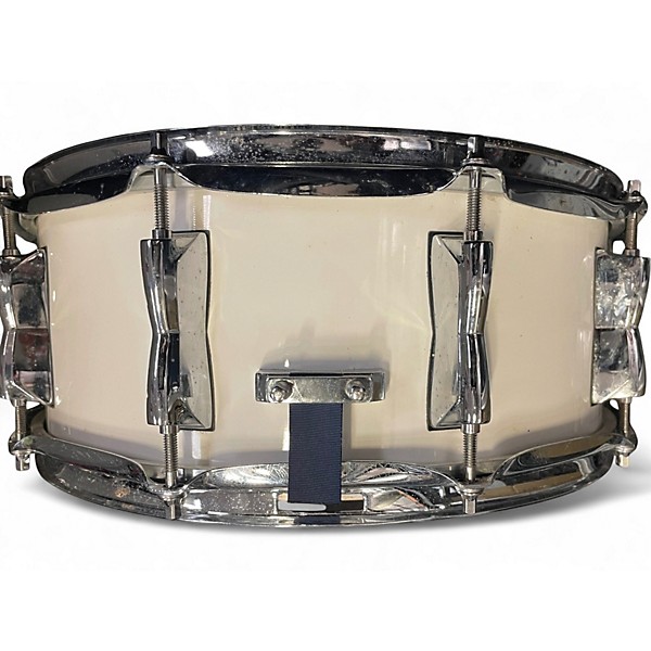 Used Yamaha 6X14 Stage Custom Snare Alpine White Drum
