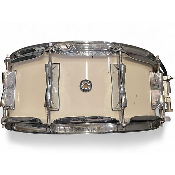 Used Yamaha 6X14 Stage Custom Snare Alpine White Drum