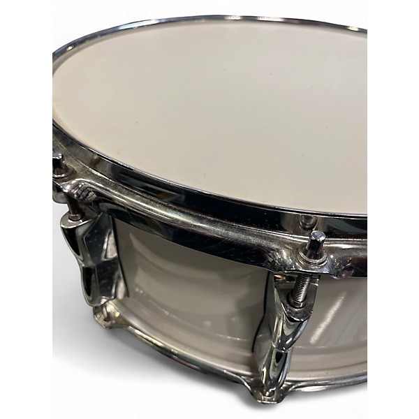 Used Yamaha 6X14 Stage Custom Snare Alpine White Drum