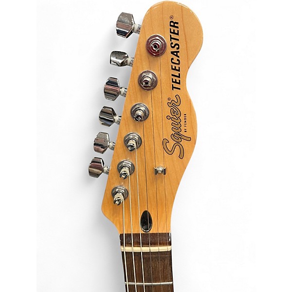 Used Squier Affinity Telecaster Deluxe Charcoal Frost Metallic Solid Body Electric Guitar