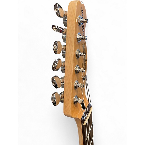 Used Squier Affinity Telecaster Deluxe Charcoal Frost Metallic Solid Body Electric Guitar