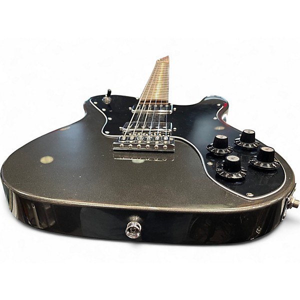 Used Squier Affinity Telecaster Deluxe Charcoal Frost Metallic Solid Body Electric Guitar