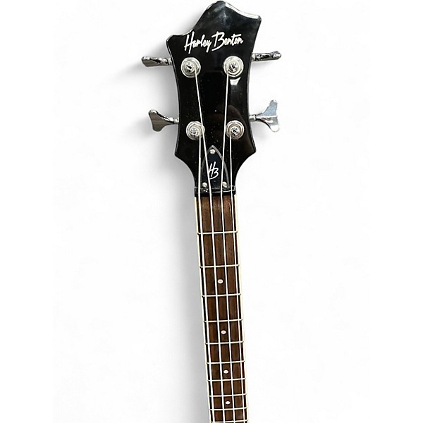 Used Harley Benton RB-414 Black Electric Bass Guitar