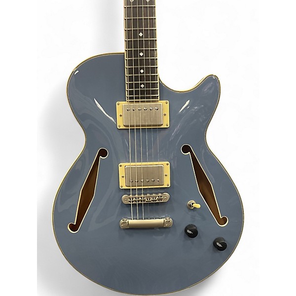 Used 2022 D'Angelico Excel SS Tour Slate Blue Hollow Body Electric Guitar