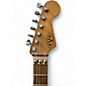 Used EVH Striped Series Frankie Red with Black and White Stripes Solid Body Electric Guitar