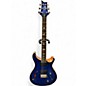 Used PRS SE Custom 22 Semi-Hollowbody Blue Hollow Body Electric Guitar thumbnail