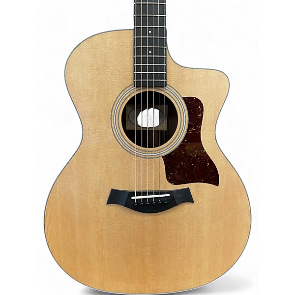 Used Taylor 214CE Natural Acoustic Electric Guitar