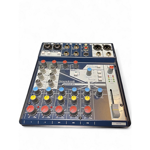 Used Soundcraft Notepad-8FX Small-Format 8-Channel Analog Mixer With USB I/O and Effects Unpowered Mixer